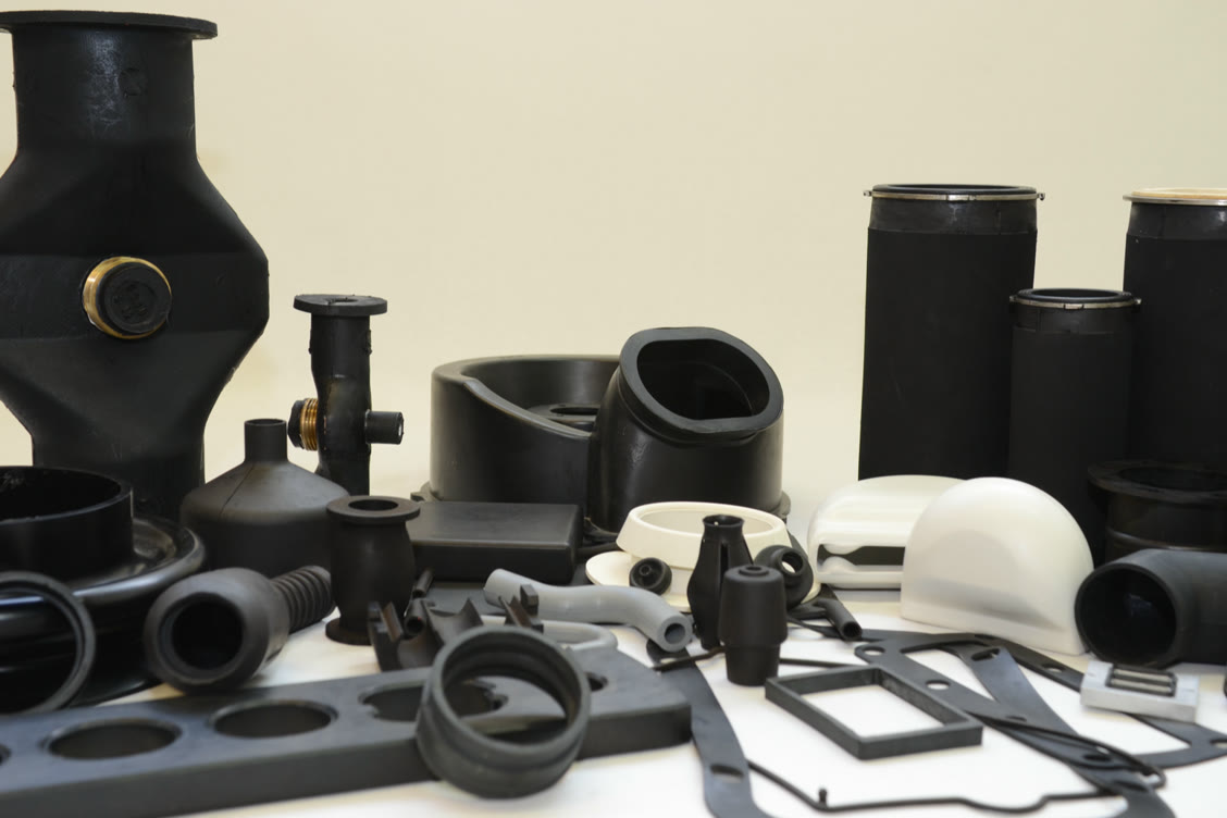 Elastomer moulded parts in various shapes